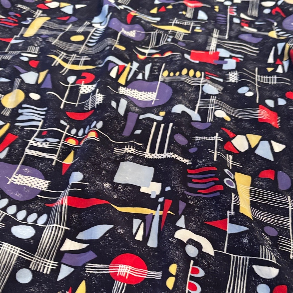 Vintage Alan Stuart Abstract Patterned Casual Shi… - image 6